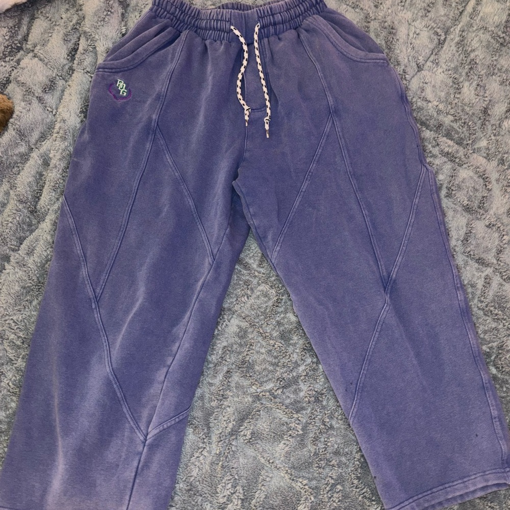 Urban Outfitters Purple Sweatpants cropped